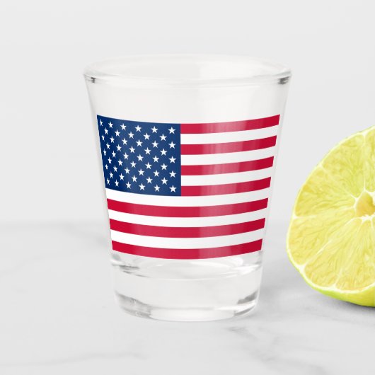 USA Flag Shot Glas Gift (Voorkant)
