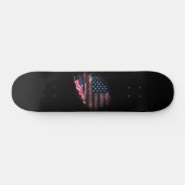 USA flag Skateboard (Horizontaal)
