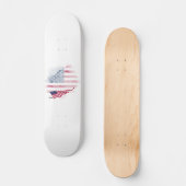USA flag Skateboard (Voorkant)