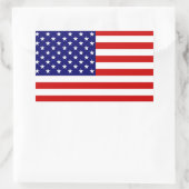 USA Flag stkt Rechthoekige Sticker (Tas)