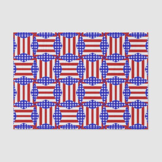 USA Flag-Teabag Folding S2-WEEFSUE WRAPPING PAPER Tissuepapier (Voorkant)