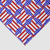 USA Flag-Teabag Folding S2-WEEFSUE WRAPPING PAPER Tissuepapier (Detail)