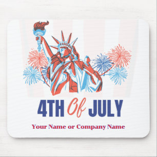 USA Flag Thema Custom 4 juli Zakelijk Muismat