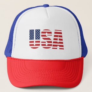 USA Flag Trucker Hat Pet