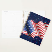 USA Flag Wavy Pattern