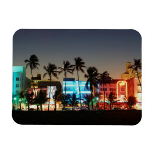 USA, Florida, Miami Beach, Ocean Drive, Art Deco Magneet
