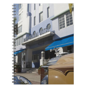 USA, Florida, Miami Beach: South Beach, Art Deco Notitieboek