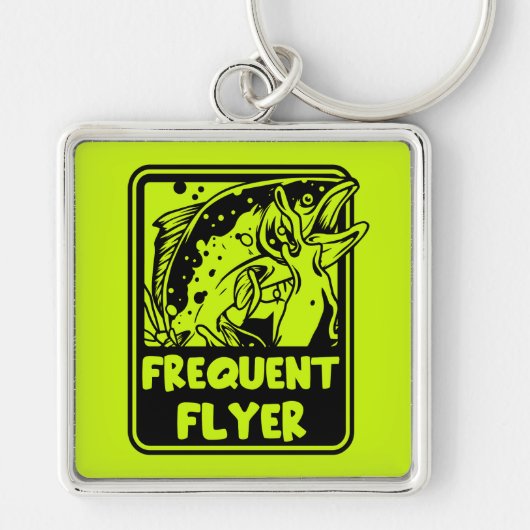 USA Fly Fishing Sleutelhanger (Voorkant)