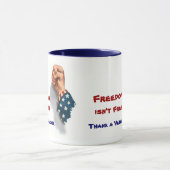 USA Freedom et Veterans Patriotic Mug (Centre)