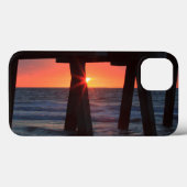 USA, Georgia, Tybee Island, Tybee Pier Case-Mate iPhone Case (Achterkant (horizontaal))
