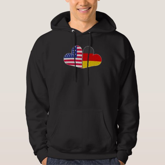 USA Germany Flag German American Von Steuben Day 5 Hoodie (Voorkant)