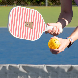 USA gestreept rood schattig eenvoudig prestatie  Pickleball Paddle