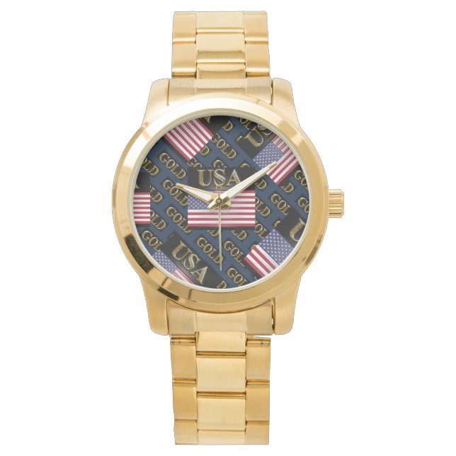 USA GOLD HORLOGE (Voorkant)