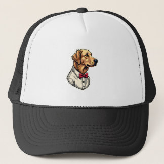 USA Golden Retriever Vintage Patriottische Hond Sh Trucker Pet