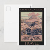 USA Grand Canyon National Park Carte postale Vinta (Devant / Derrière)