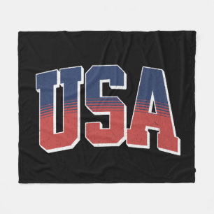 USA grunge tekst ontwerp Fleece Deken