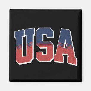 USA grunge tekst ontwerp Magneet
