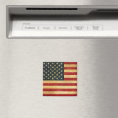 USA Grunge Vlaggenmagneet Magneet (Insitu (Vaatwasser))