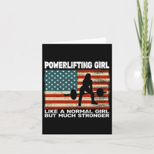 USA Gym Powerlifter Powerlifting Gewichtheffen Voo Kaart