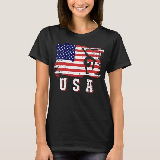 USA GYMNASTIEK T-SHIRT (Voorkant)