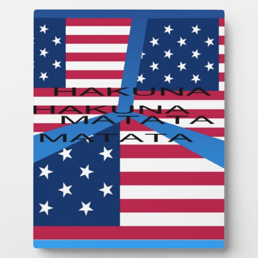 USA HAKUNA MATATA FOTOPLAAT (Voorkant)