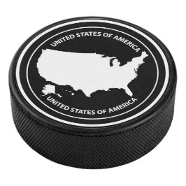 USA HOCKEY PUCK
