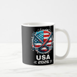 USA IJshockeyliefhebbers 2026 IJshockeyfans Cadeau Koffiemok