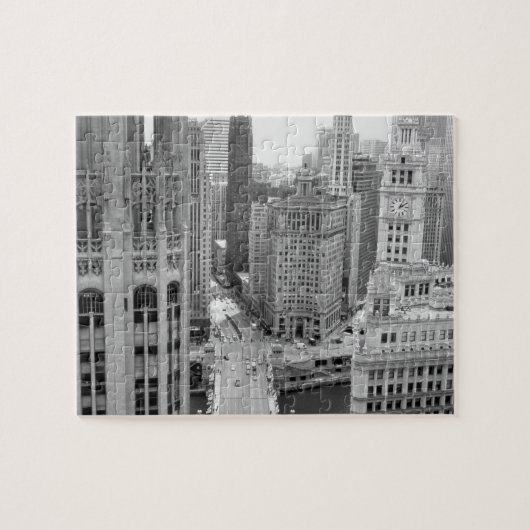 USA, IL, Chicago, Loop van Hotel Legpuzzel (Horizontaal)