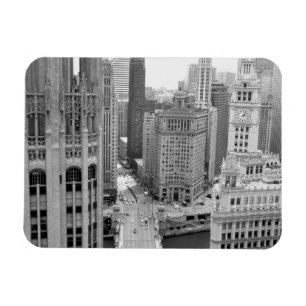 USA, IL, Chicago, Loop van Hotel Magneet