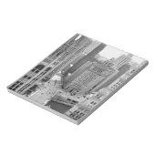 USA, IL, Chicago, Loop van Hotel Notitieblok (Gedraaid)