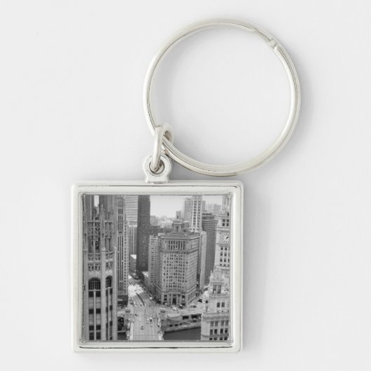 USA, IL, Chicago, Loop van Hotel Sleutelhanger (Voorkant)