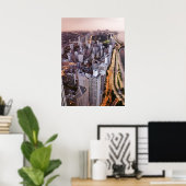 USA, Illinois, Chicago, uitzicht van het meer van Poster (Thuiskantoor)