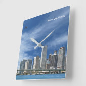 USA Image pour horloge murale Carré (Angle)