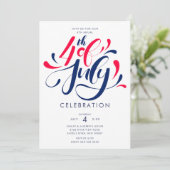 USA Independence Bash Kaart (Staand voorkant)