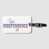 USA Independence Day Bagagelabel (Voorkant (horizontaal))