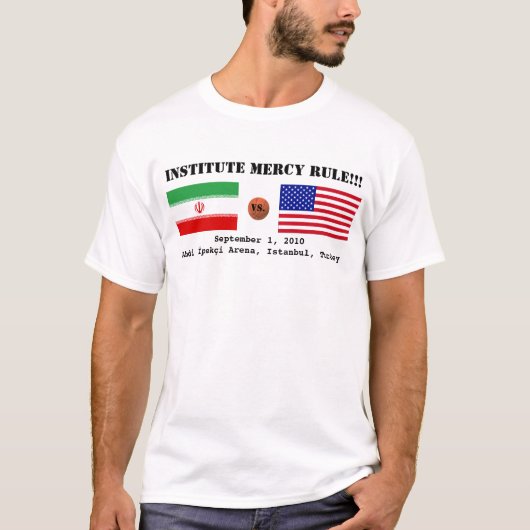 USA - IRAN Game T-Shirt (Devant)