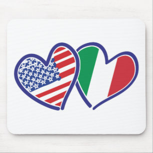 USA—Italië—Liefde Muismat
