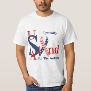 USA Je Suis Fière De Me Tenir Pour Le T-shirt De L