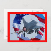 Usa Jet Briefkaart (Voorkant / Achterkant)