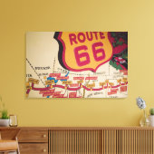 USA, Kentucky, Bowling Green: National Corvette 5 Canvas Afdruk (Insitu (Woonkamer))