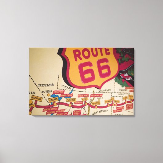 USA, Kentucky, Bowling Green: National Corvette 5 Canvas Afdruk (Voorkant)