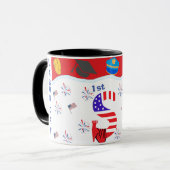 USA LABOR DAY MUGS (Devant gauche)