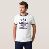 USA Lacrosse T-shirt (Voorkant volledig)