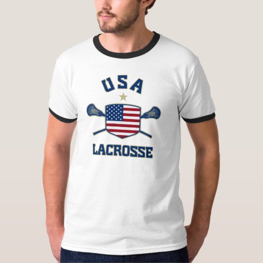USA Lacrosse T-shirt (Voorkant)