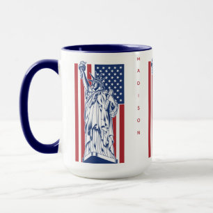 USA Liberty aangepaste naam mokken