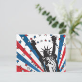 USA Liberty Briefkaart (Staand voorkant)