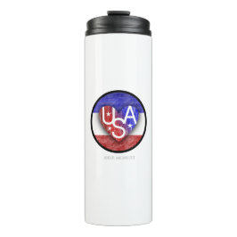 USA Lover's Heart® Thermal Tumbler Thermosbeker