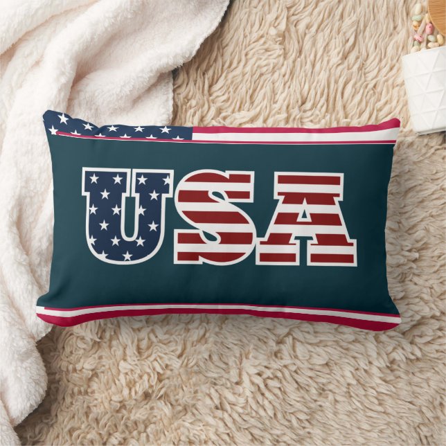 USA Lumbar Pillow Kussen (Deken)