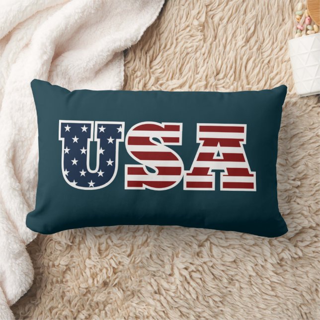 USA Lumbar Pillow Kussen (Deken)