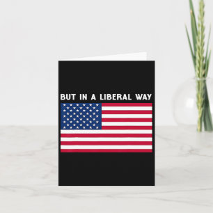 USA maar op een liberale manier 4 juli feministisc Kaart